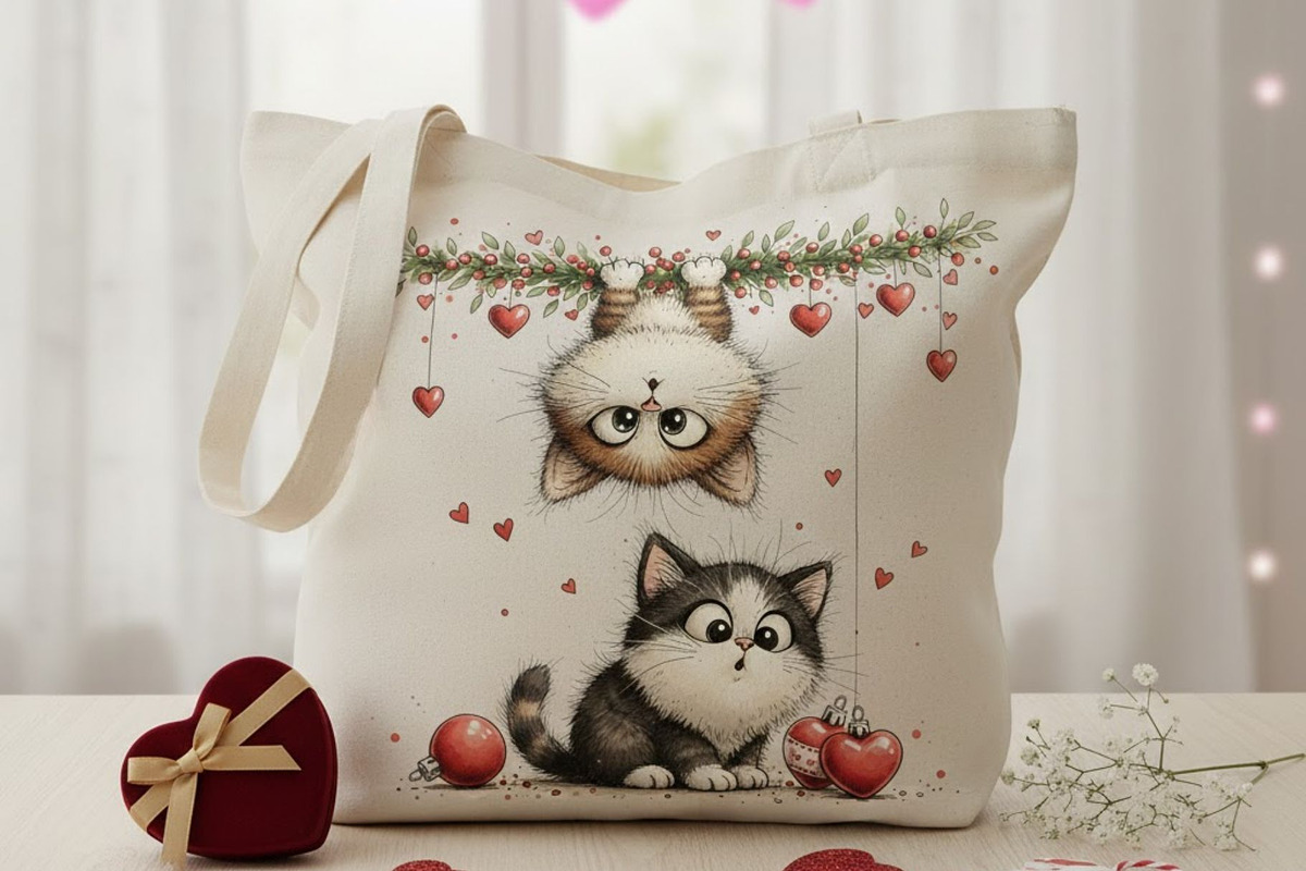 Whimsical Valentine Cat Clipart PNG, an Animal Illustration by maryamdesignarts (Photo 11 of 12)