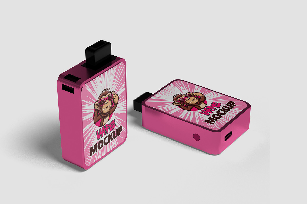 Vape Mockup, a Merchandise Mockup by ulfatunnazira (Photo 5 of 5)
