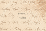 Robinsan - Premium Calligraphy, a Script Font by Silverdav (Thumbnail 9 of 16)