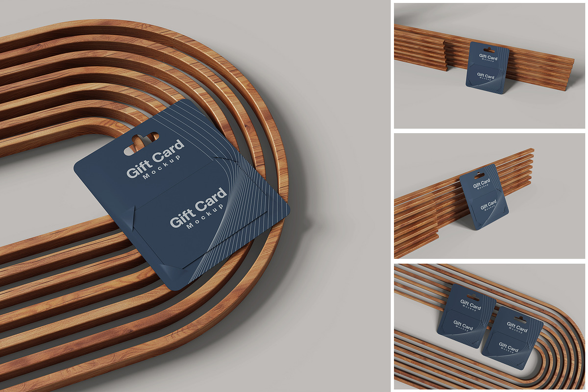 Gift Card Mockup, a Product Mockup by MrLetters (Photo 1 of 5)