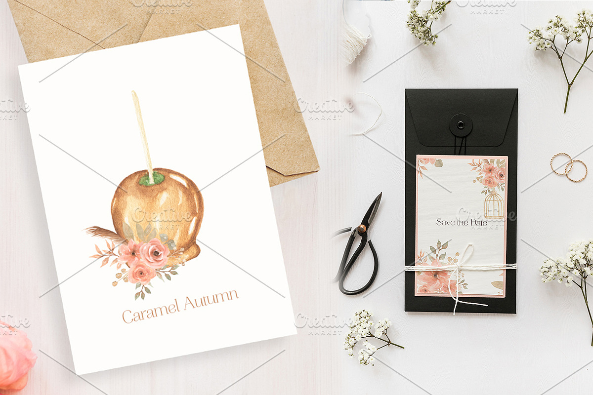 Watercolor Autumn Aesthetic, a Decorative Illustration by MayaNavits (Photo 8 of 14)