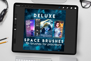 Deluxe Space Brushpack For Procreate