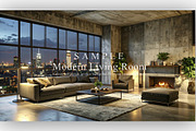 15 Modern Living Room, a Background Graphic by NOMO DESIGN (Thumbnail 3 of 16)