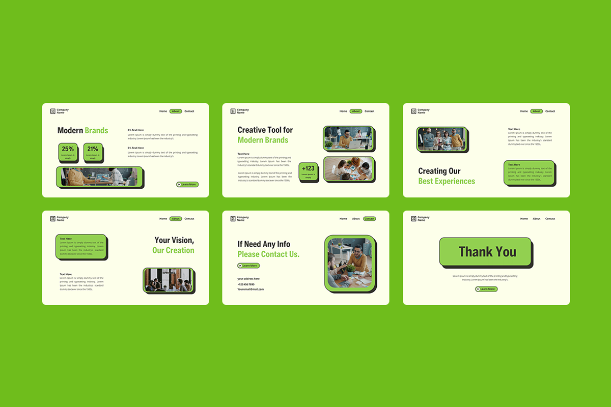 Creative Pitch Deck - Google Slides, a Presentation Template by QR Design Studio (Photo 3 of 3)