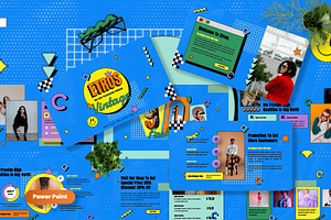 Etros - 90s Style Powerpoint, a Presentation Template by Dhabee