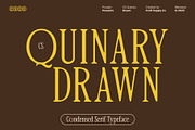 CS Quinary Drawn, a Serif Font by Craft Supply Co. (Thumbnail 1 of 8)
