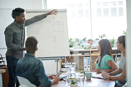 Charting their successes, a Photo by Peopleimages.com