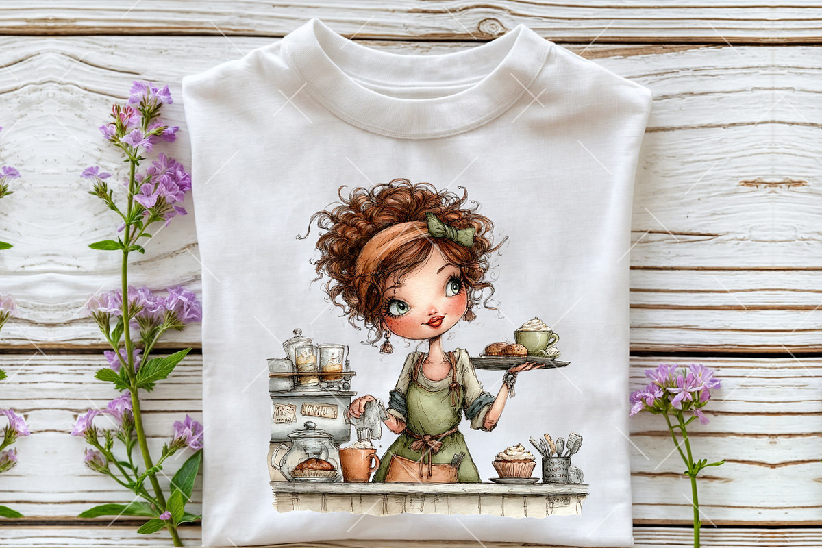 Whimsical Workers PNG Clipart Set, a Seasonal Illustration by OK Design (Photo 5 of 6)