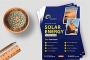 Solar Energy Flyer Template, a Flyer Template by Soulfuldesignstudio (Thumbnail 1 of 4)