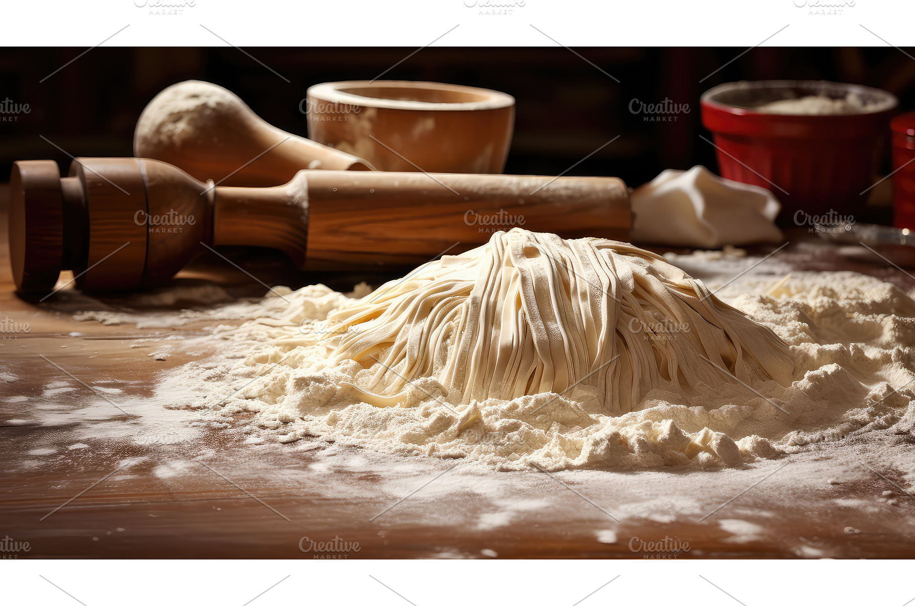 noodles pasta food background ai, a Food & Drink Photo by pikepicture
