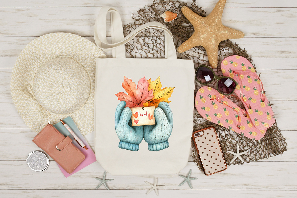 Adorable Hello Autumn Clipart, an Illustration by CreationArt (Photo 9 of 9)