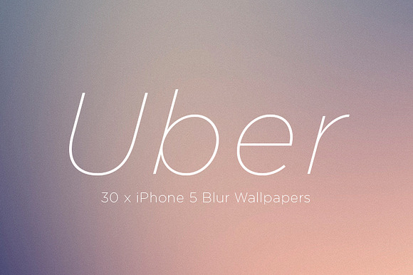 Uber - iPhone 5 Blur Wallpaper Set preview 5