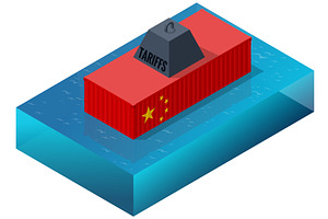 Isometric vector illustration of a, a Finance Illustration by Golden Sikorka