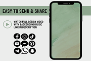 Green Wedding Video Invitation, an Invitation Template by LushBury (Thumbnail 2 of 4)