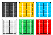 Cargo container + pattern, a Graphic by Volyk (Thumbnail 4 of 6)
