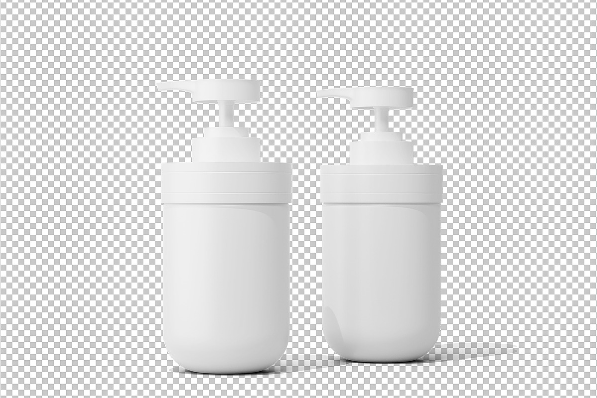Pump Bottle Mockup, a Cups & Container Mockup by Akebareee (Photo 2 of 3)