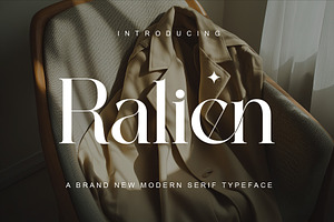 Ralien Modern Serif Typeface
