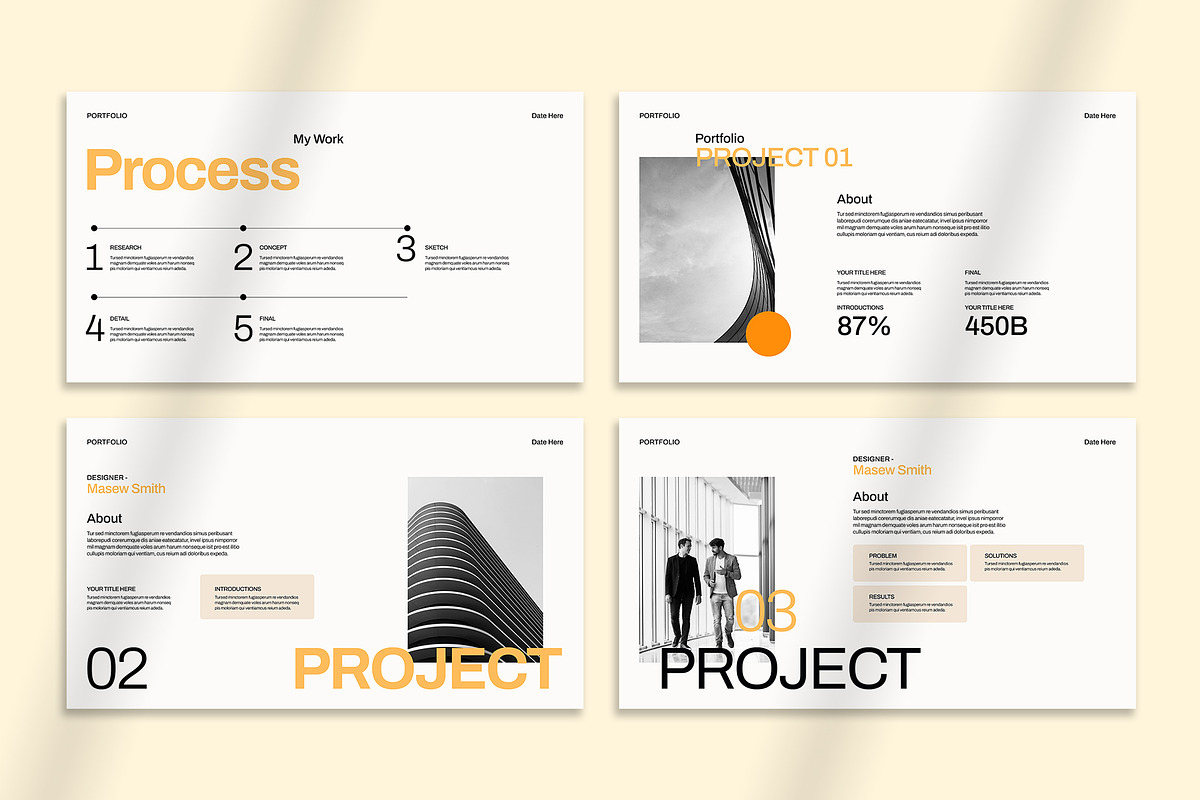 Architecture Portfolio Presentation, a Presentation Template by Oriofix (Photo 7 of 9)