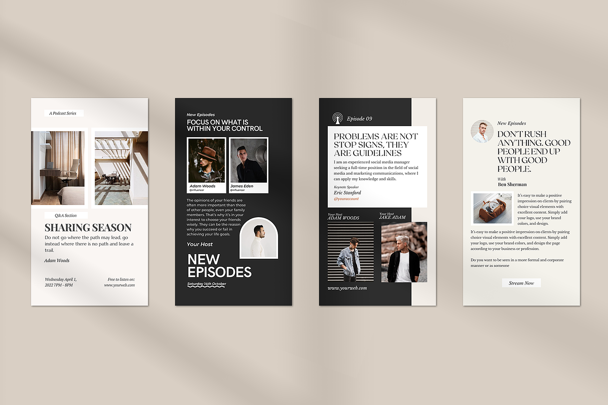 Instagram Podcast Expert CANVA, a Social Media Template by Analogi Studio (Photo 10 of 16)