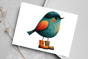 Watercolor Quirky Animals Clipart, an Illustration by Canvas Craft (Thumbnail 7 of 8)