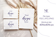 Invitation Card Bundle Mockup PSD, a Mockup by Mie Mockup Studio (Thumbnail 3 of 7)
