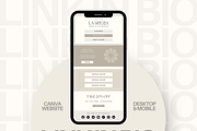 Canva Link in Bio Template, a Landing Page Template by Branding Babe Co. (Thumbnail 1 of 5)