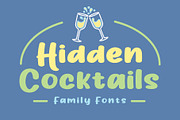 Hidden Cocktails Family Fonts, a Font by Crump Hand (Thumbnail 1 of 8)