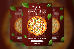 Pizza Restaurant Promo Flyer
