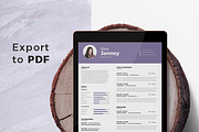 Modern Resume & CoverLetter Template, a Resume Template by Hito Graphic (Thumbnail 6 of 8)