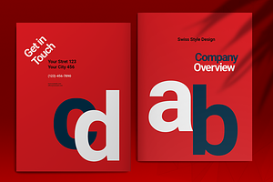 Swiss Style Brochure Template 02