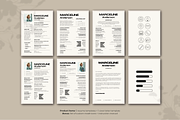 Minimal CV & Cover Letter Templates, a Resume Template by TEAM RONDI (Thumbnail 1 of 6)