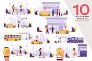 SuperSim Car Vetor Scenes, a Landing Page Template by PavelVinnik (Thumbnail 1 of 2)