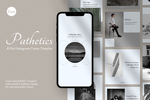 Pathetics - Instagram Canva Template