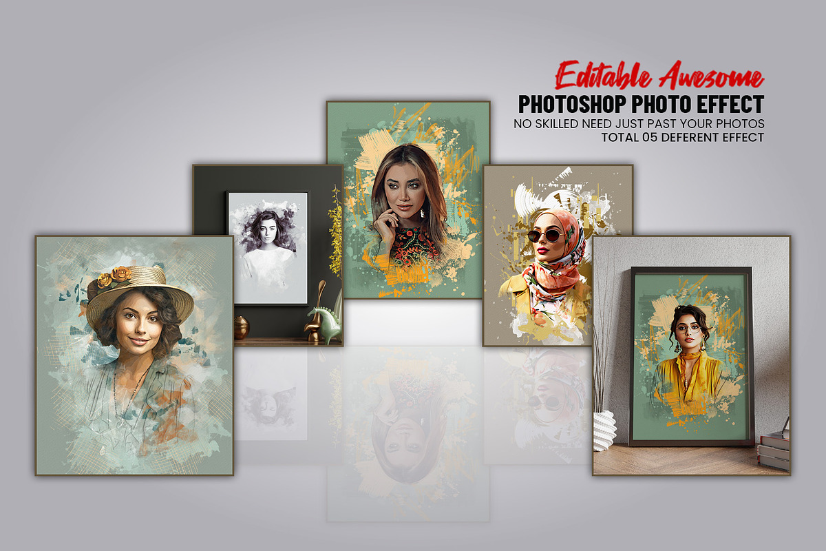 Watercolor Photo Effect Template, an Action Add-On by Photoshop Action (Photo 1 of 18)