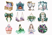 Watercolor Crystals Lover Clipart, an Illustration by Design Market (Thumbnail 3 of 4)