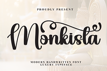 Monkista | Script Font
