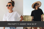 Prompt for t-shirt mockup, a Beauty & Fashion Photo by AS Studio (Thumbnail 2 of 12)