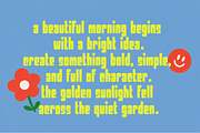 Bouncy Mochi Bold Font, a Handwritten Font by cocodesign (Thumbnail 9 of 9)