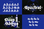 Black Great Typeface, a Blackletter Font by alit design (Thumbnail 14 of 20)
