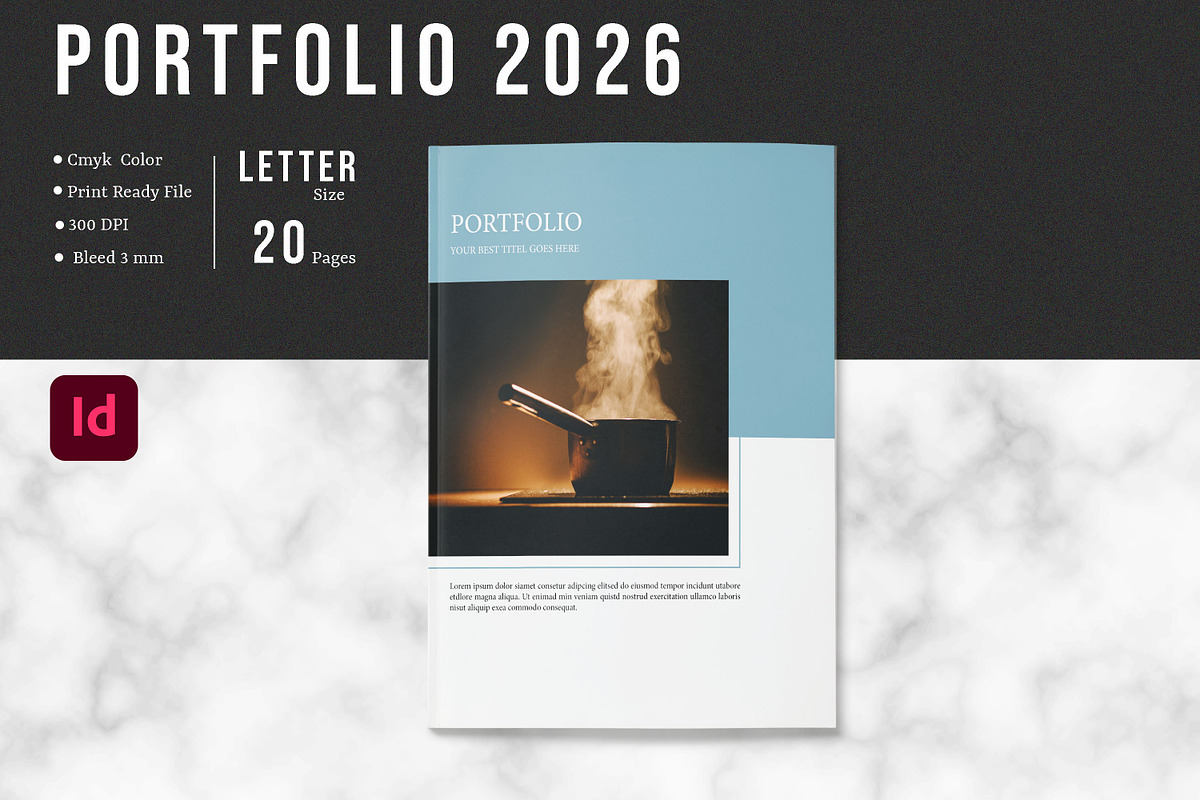 Portfolio Template, a Brochure Template by retrographix (Photo 1 of 13)