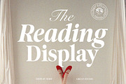 The Reading Display, a Serif Font by Mulkan Nazir (Thumbnail 1 of 14)