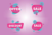 Sale banner and Discount tag kit, a Templates & Theme by Alfazet Chronicles (Thumbnail 5 of 11)