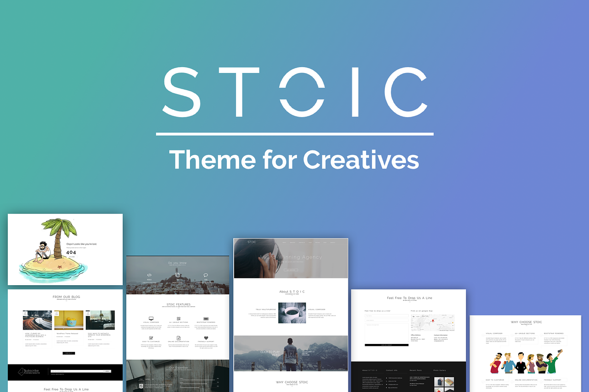 Stoic | Multipurpose WordPress Theme, a WordPress Template by Theme Wagon