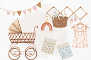 Baby Shower set Boy&Girl, a Graphic by Lembrik's Artworks (Thumbnail 3 of 3)