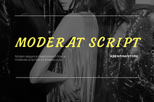 Moderat Script Elegant Natural Flow