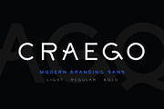 Craego – Modern Branding Sans, a Sans Serif Font by chekart (Thumbnail 1 of 10)
