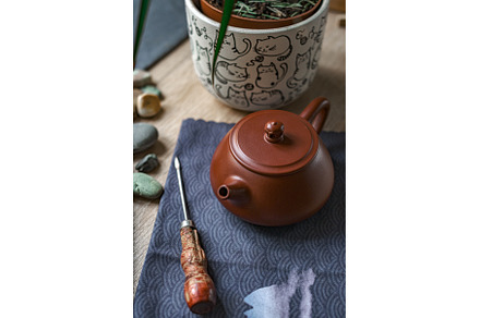 An Elegant Teapot Alongside, an Arts & Entertainment Photo by Media Whale Stock