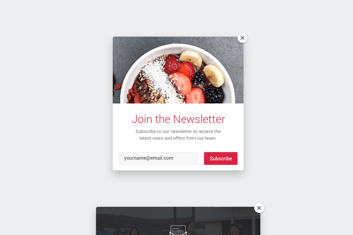 8 Email List Popup Templates, a Templates & Theme by Medialoot (Photo 2 of 2)