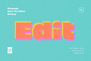 Risograph Retro Text Effect, a Layer Style Add-On by veila.me (Thumbnail 2 of 6)