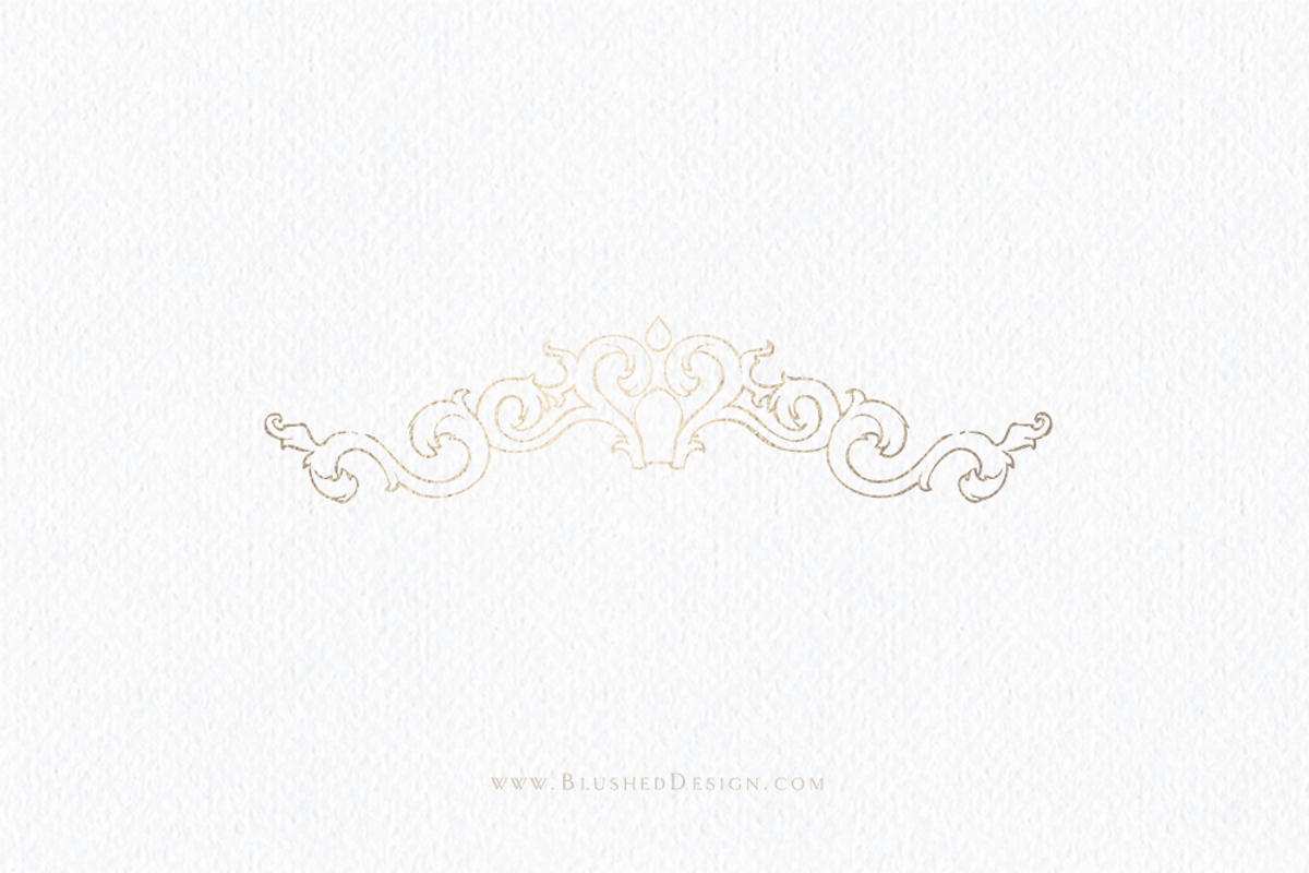 Ornamental Frames for Wedding Logos, an Illustration by Blushed Design by Katrina (Photo 5 of 6)